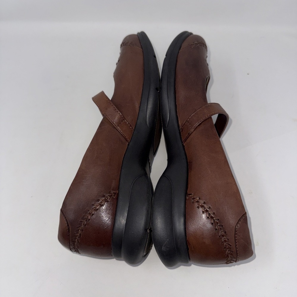 Thom McAn Brown Dublin Leather Mary Janes Flats 40007 US Sz 9.5 Shoes - Picture 8 of 11